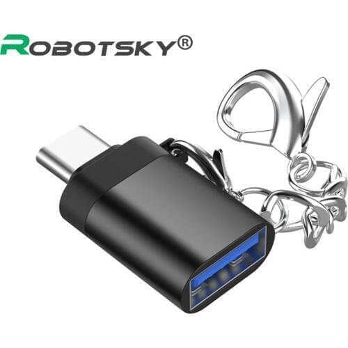 USB Typec Otg Adapter To USB 3.0 Female Converter Adapter USB-C Type-C Cable for Xiaomi Huawei Samsung Mouse Keyboard