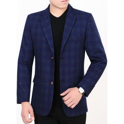 2018 spring new arrival Mens Clothing coat woolen business blazers printing Causal Blazer Men Suits