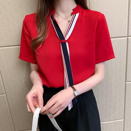 Блузки с галстуком WWENN China At AliExpress