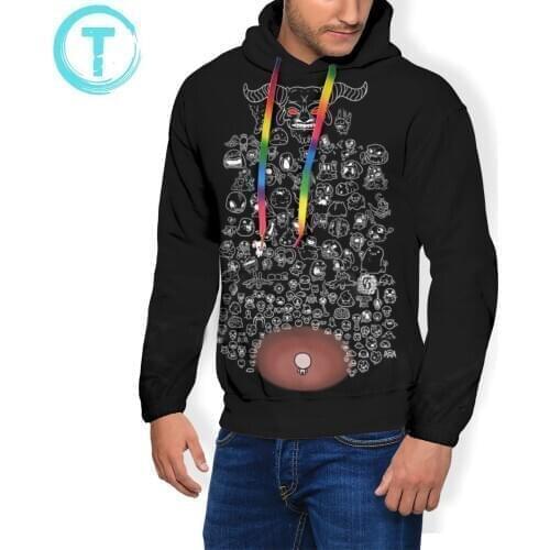 The Binding Of Isaac Hoodie My Friends Hoodies Stylish Outdoor Pullover Hoodie Grey Autumn Polyester Hoodies