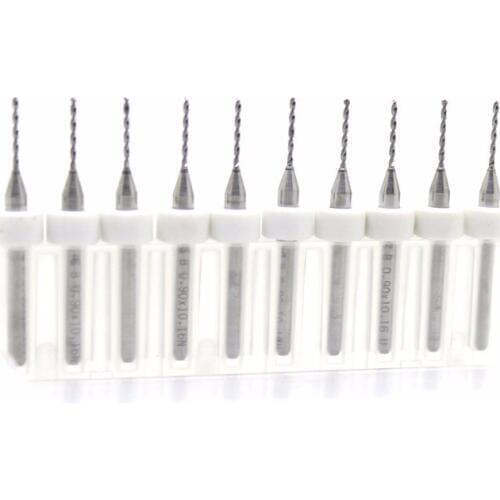 PCB 3.175mm 0.5mm fish tail corn tungsten carbide mini end 10pcs