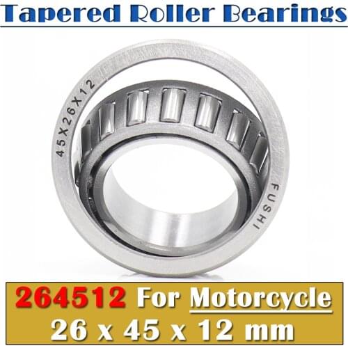 26*45*12 mm 1PC Steering Head Bearing 264512 Tapered Roller Motorcycle Bearings