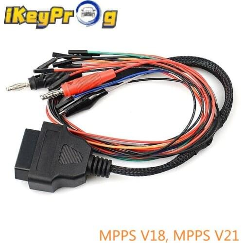 OBD adapter ECU workbench pin cable for MPPS V18, MPPS V21 NEW Breakout Tricore Cable