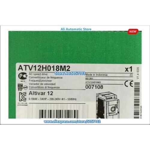 ATV12H018M2 0.18KW AC SPEED DRIVE 220V Frequency Converter New