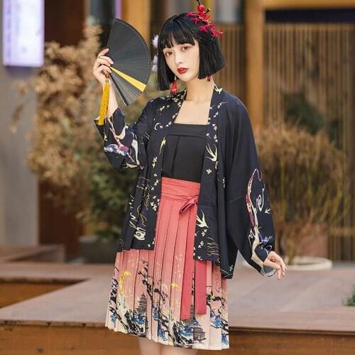 Black Modern Hanfu Women Fairy Clothes Summer Cosplay Costume Scene Clothes Feastival Outfit Folk Dancewear Stage Costume DL8165