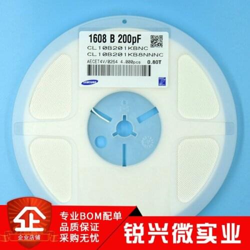 CL10B203KB8NNNC 0603 20nF CL10B202KB8NNNC 0603 2nF CL10B201KB8NNNC 0603 200pF CL10B184KA8NNNC 0603 180nF 25V 50V X7R ±10% SMDMLC