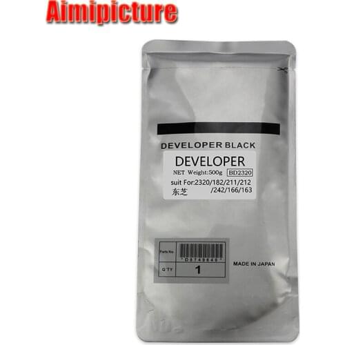 D-2320C D2320 D-2320 D2320C Black Developer Powder For Toshiba E-Studio E223 225 243 245 E18 163 181 6LJ50841000 2*500g/lot