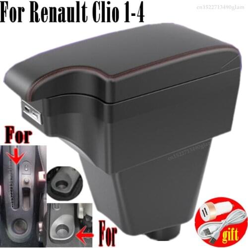 For Renault Clio Captur Clio1 Clio2 clio3 clio 4 Clio RS Captur Armrest box Suitable for left driving and right driving