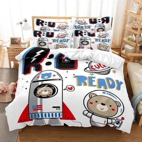 Bedding set duvet cover set 3d bedding digital printing bed linen queen size bedding set fashion design