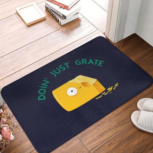 Grate Doormat Carpet Mat Rug Polyester Non-Slip Floor Decor Bath Bathroom Kitchen Balcony 40*60
