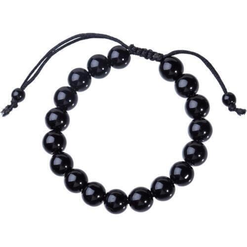 Hot Sale Men Bracelet Hematite Beads Lose Weight Charms Gifts Decoration Crystal Adjustable Strap Slim Pads