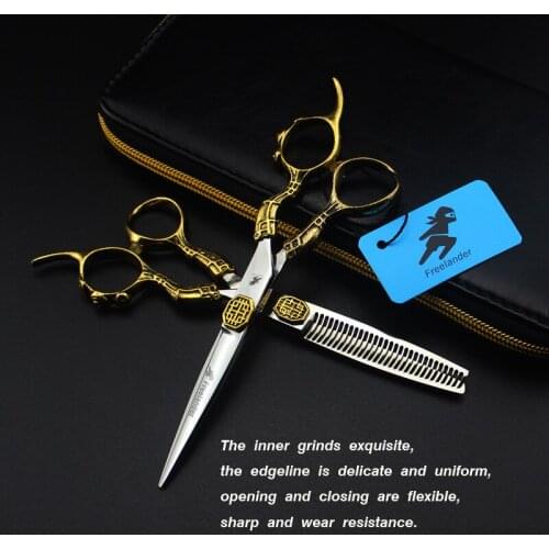 Hairdressing Scissors 6 Inch Hair Scissors Professional Barber Scissors Cutting Thinning Styling Tool Hairdressing Shear