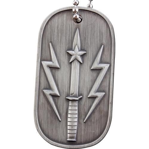 Wholesale metal dog tag and chain cheap Custom Metal Military Antique Dog Tag necklace hot sales old silver dog tag