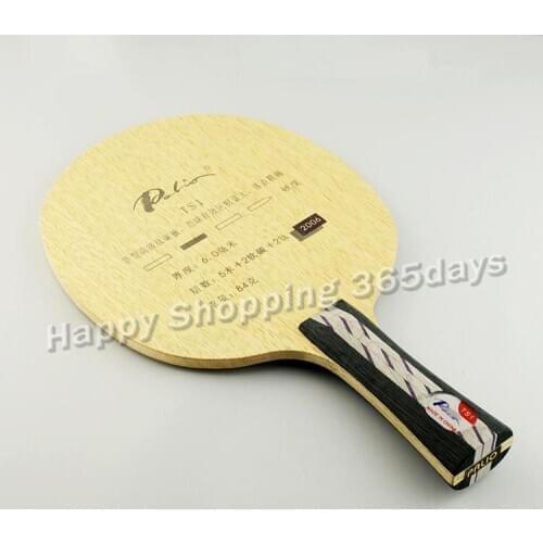 Original Palio TS1 (TS 1, TS-1) 5wood+2soft carbon+2titanium table tennis blade for all-round player new Ti-carbon blade