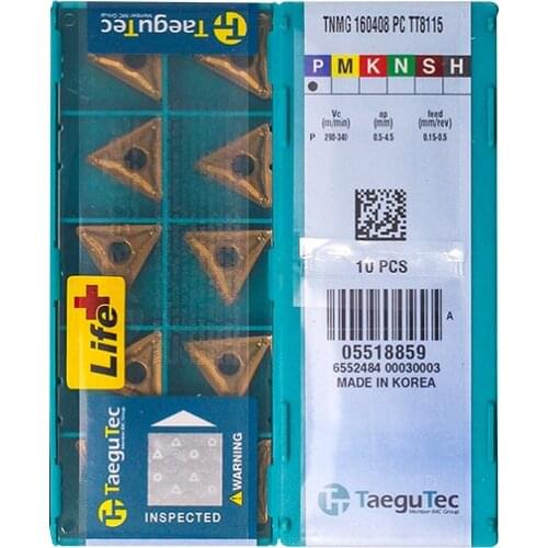 Original TNMG160408-PC TT8115 Carbide Inserts Milling Insert Lathe CNC Tools For Turning Insert