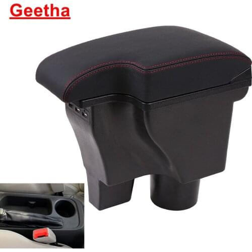 For Chevrolet Sail 3 Armrest Car Central Store Content Storage Box Car Styling Decoration Accessories Large Space USB Interface
