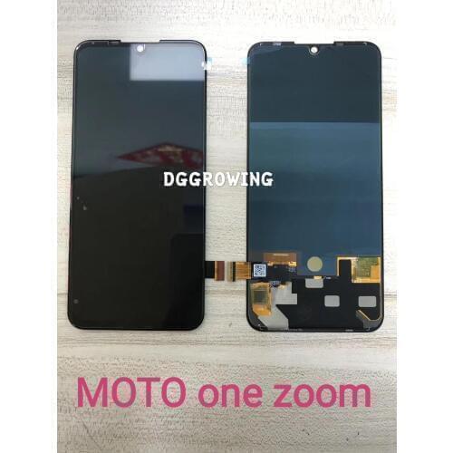 Tested OLED LCD Pantalla For Moto One Zoom LCD Display With Touch Screen Complete For Motorola One Zoom XT2010 Xt12010-1