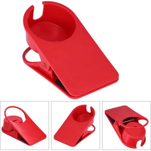 Variable power supply voltage regulator Drinking Cup Holder Stand Clamp Large Plastic Desk Side Clip for Computer Game Table