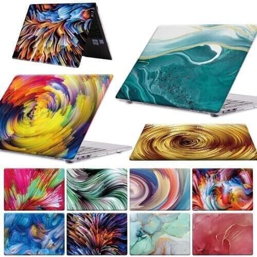 For HUAWEI MateBook X Pro 2019 13.9/MateBook 13 14/D14 D15/Honor MagicBook 14 15 -hard watercolor Laptop case cover
