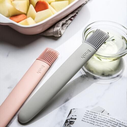 Multipurpose Silicone Oil Brush Bread Basting Brush BBQ Baking DIY Kitchen Cooking Tools Detachable Easy to Clean Wash Brushes