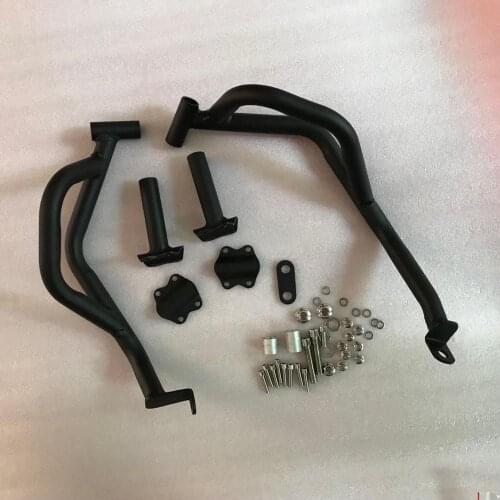 Motorcycle Engine Bumper Guard Crash Bars Frame Slider Protector Kit Fit black color for Benelli Leoncino 500