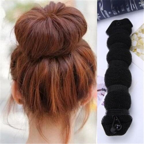 Women Hair Styling Former Magic Sponge Bun Maker Donut Ring Shaper Foam Braider Tool For Girls DIY Hair Style