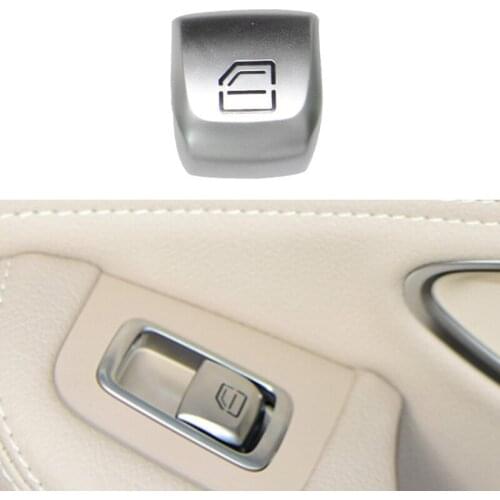 1PCS Car Window Lift Switch Button Cover for Mercedes Benz C Class W205 W253 C200 GLC260 2015-2021 Car Interior Accessories