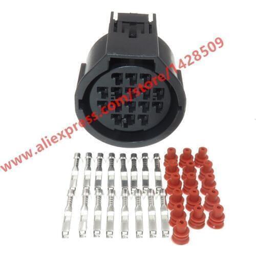 10 Sets 16 Pin Head Lamps Automotive Waterproof Car Connector Light Socket For Land Rover 7283-3445-30