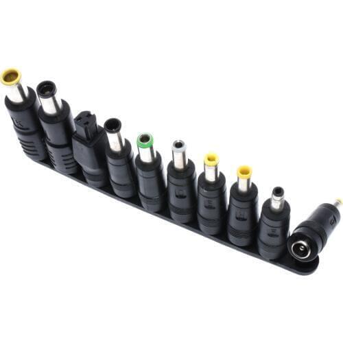 10PCS Laptop Power Plug Adapter Connectors Notebook Universal Charger DC Head Straight Input