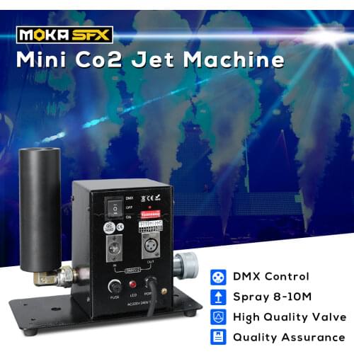2 pcs/lot Wholesale DMX 512 Stage Co2 Jet Machine dry ice fog effect,CO2 smoke machines Special Effects Cannon