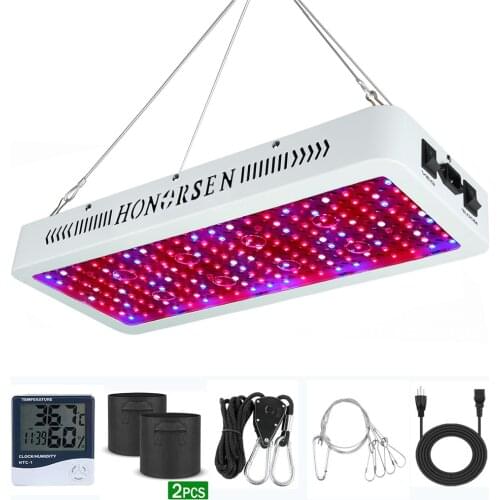 2000W LED Grow Light Full Spectrum Double Switch Plant Light for Hydroponic Indoor Plants Veg and Flower (10W LEDs 150Pcs