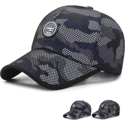 2021 Baseball Hat Mens and Womens Spring and Autumn Camouflage Military Cap Caps Trend Outdoor Hunting Leisure Sun Hat Sun Hat