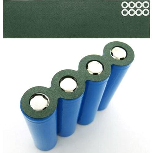2021 New 100Pcs/Lot 18650 Battery Anode Hollow Insulation Pad Pointed Barley Paper Gasket