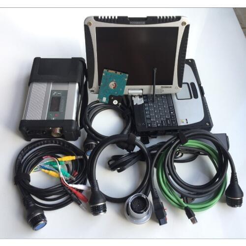 2020 professional MB car truck diagnostic tool Software 320G HDD with laptop CF19 CF-19 with Auto Scanner MB STAR C5 Dignosis