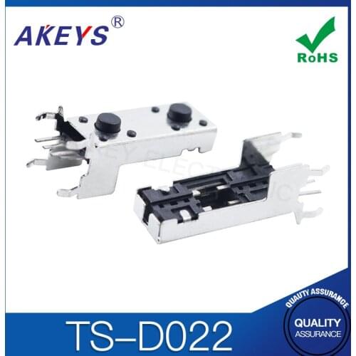 25PCS TS-D022 double bracket touch switch 4-pin 6 * 6 all inclusive electronic key button accessories self reset