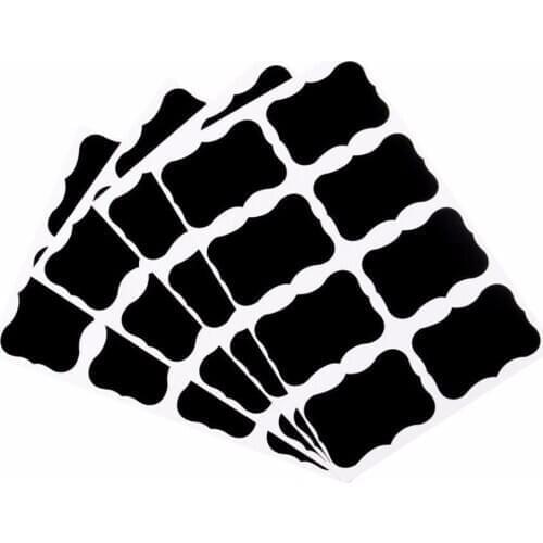 32Pcs Chalk Pen Chalkboard Sticker Labels Vinyl Kitchen Jar Cup Bottle Planner Mirror Decor Decals Tags Biscuit labels