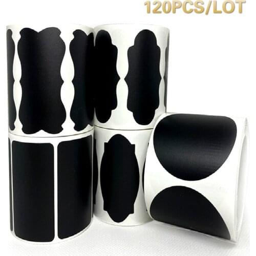 3x5cm 120pcs Waterproof Erasable Label Sticker Cute Kitchen Food Tag Thank You for Your Order Adhesive Stickers for Packing