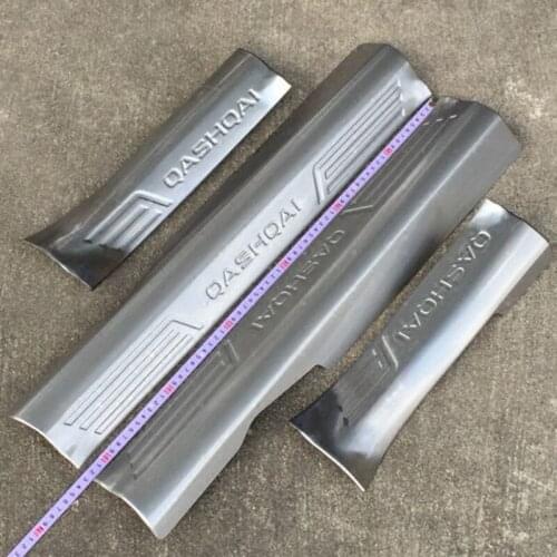 Car-covers stainless steel Internal external Scuff Plate/Door Sill Door Sill for 2016 2017 2018 Nissan Qashqai J11 Car styling