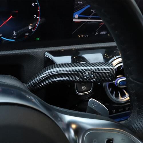 For Mercedes Benz A B CLA GLB GLA Class W177 V177 W247 C118 W118 X247 H247 Car Sticker Shift Lever Wiper Rod Cover Trim Frame