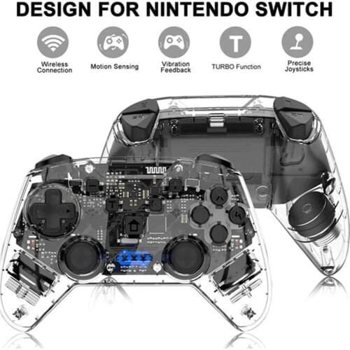 Bluetooth Wireless Game Controller For Nintend Switch &Lite Console Remote Gamepad For NS Switch Pro 6-Axis Joystick Support PC