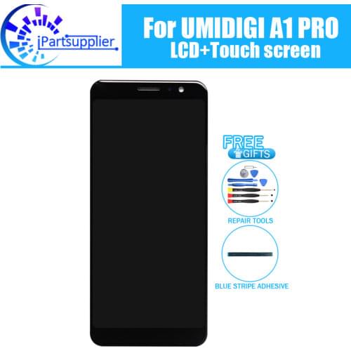5.5 inch UMIDIGI A1 PRO LCD Display+Touch Screen 100% Original Tested LCD Digitizer Glass Panel Replacement For UMIDIGI A1 PRO