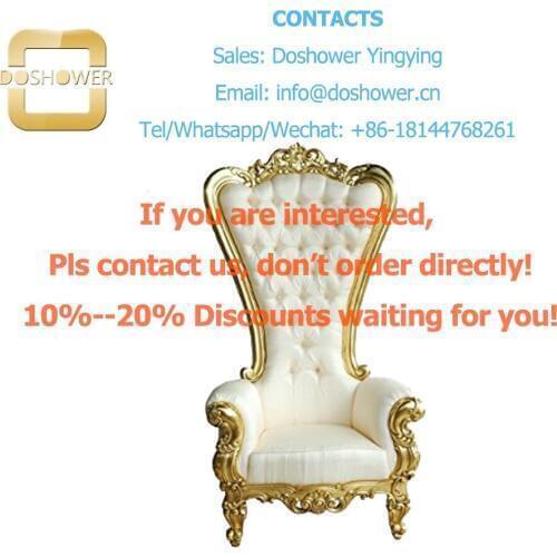 Doshower luxury throne queen pedicure chair of electric plumb free foot massage pedicure chair for sale