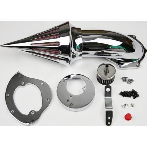 Chrome Motorcycle Spike Air Cleaner Intake Filter For Honda VTX 1300 VTX1300 All Years 1998 1999 2000 2001 2002 2003 2004
