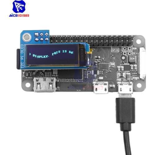 Diymore 0.91 Inch I2C Pi OLED LCD Display Module 128x32 SSD1306 Driver for Raspberry Pi 1, B+, Pi 2, Pi 3 and Pi Zero