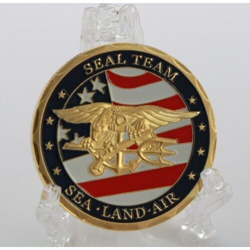 US Navy SEAL Commemorative Medal Challenge Coin Badge Collection Souvenir Gold Coin COPY