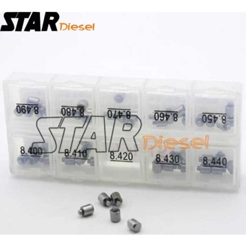 Star Diesel 50 pcs B15 Common Rail Injector Adjusting Shims Auto Diesel Injection Gaskets Washer Size 8.40--8.49mm