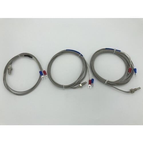 Thermocouple K Type M6 Threads Temperature Sensor Probe Thermistor, Length 1 meter - 4 meter