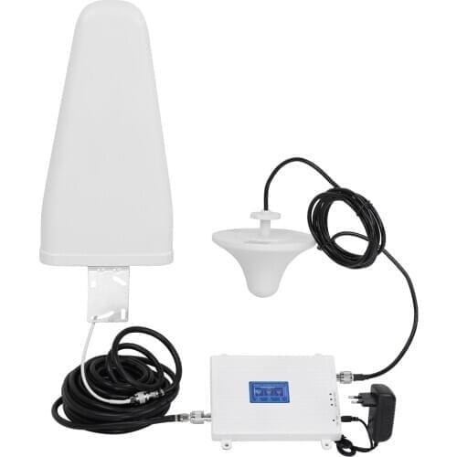 Tri Band Amplifier 900 1800 2100 GSM DCS WCDMA 2G/3G/4G LTE Universal Signal Booster Intelligent Repeater Kit signal generator