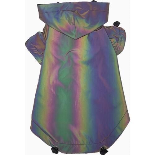 High-end Pet Dog Clothes Thick Waterproof Luminous Reflective Cotton Jacket for Autumn Winter Small Medium Large Dog Clothing