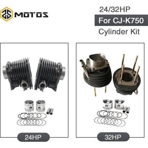 ZS MOTOS 24HP 32HP CJ-K750 Engine Cylinder With High Speed ​​Piston Rings For BMW R12 R71 M-72 For K750 Engine Cylinder
